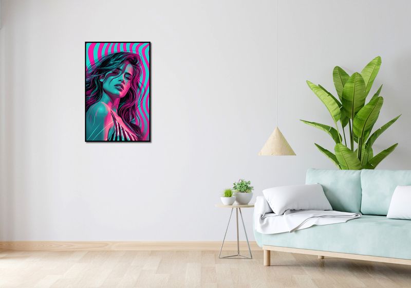 Plakat 53x81cm Neonowy Wzrok zdjęcie 4