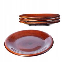 Kadax Talerz Deserowy do Ciasta Kamionka 19cm 4szt