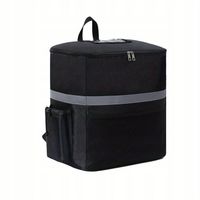 PLECAK TERMICZNY DUŻY DOSTAWCZY IDEALNY NA UBER EATS, GLOVO czarny 35L
