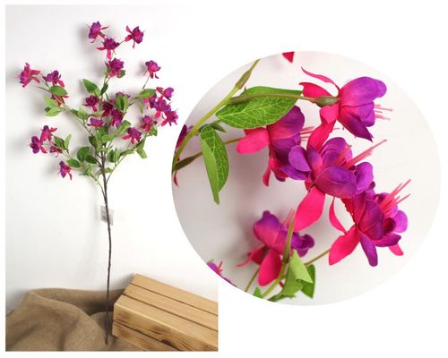 gałązka FUKSJA 90 cm (główka 6 cm) RÓŻOWA WD-223C na Arena.pl