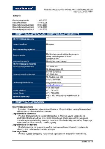 KLEJ BUTAPREN A 5.0L na Arena.pl