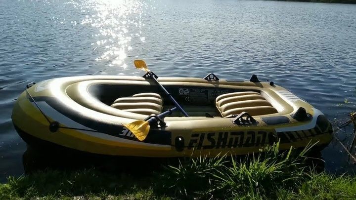Ponton FISHMAN 300 +wiosła +pompka zdjęcie 5