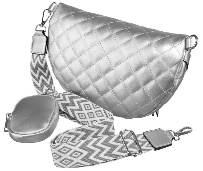 saszetka nerka r-ner-6-2953 silver zdjęcie 7