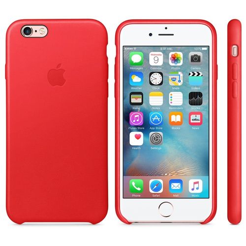 Apple iPhone 6s Leather Case RED na Arena.pl