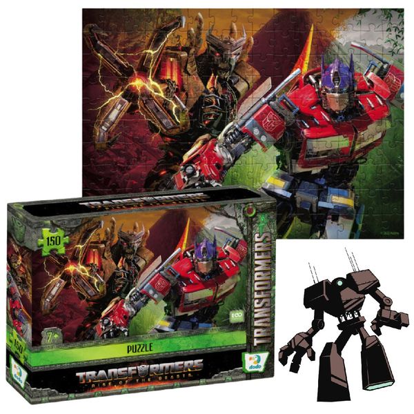 puzzle edukacyjne kolekcja 150 elementów soft touch transformers zdjęcie 1