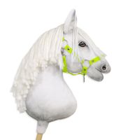 kantar regulowany dla konia hobby horse a3 - neon green