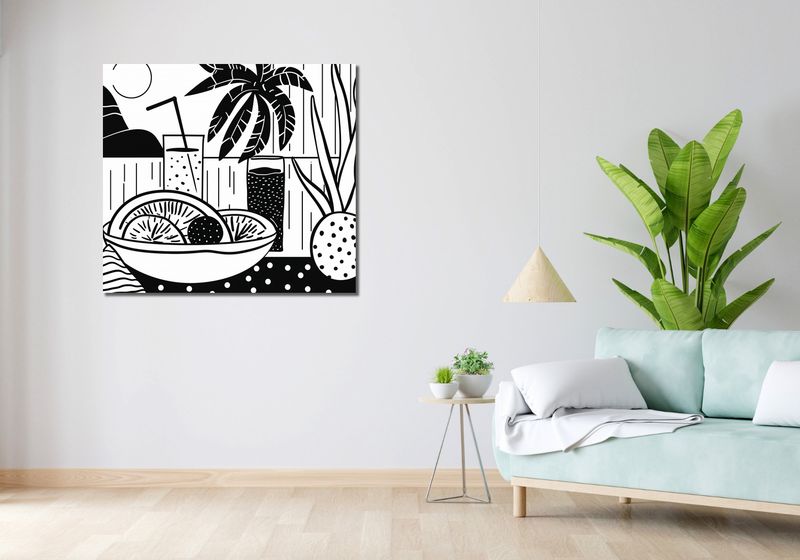 Obraz 100x90cm Tropikalna Przegrycha zdjęcie 2