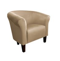 Fotel Milo nogi venge jasny brąz MG06