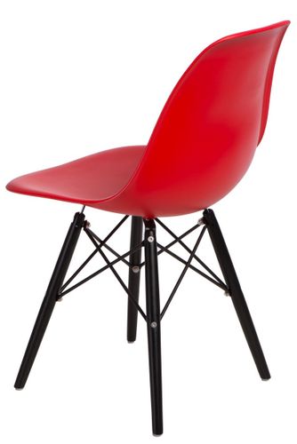 Krzesło P016W PP czerwone/black D2 na Arena.pl