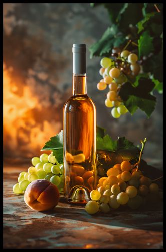 Plakat 53x81cm Bursztynowe Wino na Arena.pl