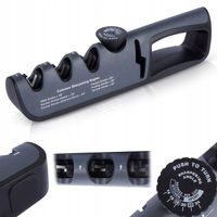 Ostrzałka CZTEROFAZOWA kuchenna do noży nożyczek regulacja kąta nachylenia