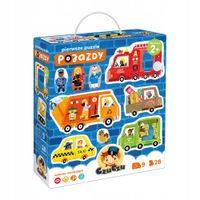 Puzzle CzuCzu 28 elementów CzuCzu Pierwsze puzzle Pojazdy