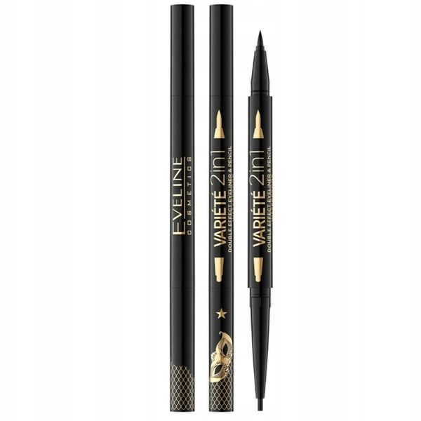 Eveline Variété Eyeliner i kredka do oczu 2w1 zdjęcie 1