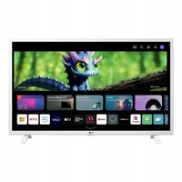 BIAŁY TELEWIZOR LG SMART TV WiFi BT webOS LED FHD 32 cale Netflix