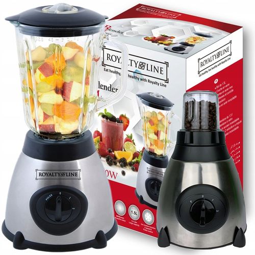 BLENDER KIELICHOWY SZKLANY STOJACY MIKSER ROZDRABNIACZ KAWY PRZYPRAW 800W na Arena.pl