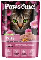 Naturalna karma dla kotów bez cukru i zbóż Pawsome z indykiem w sosie 85g