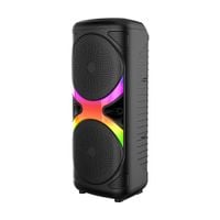 Przenośny głośnik Bluetooth Baoend 6,5" 30W z LED i mikrofonem Karaoke