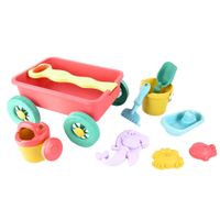 zabawki do piaskownicy Taczka - różowy