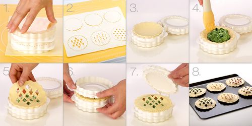 FORMA DO ROBIENIA BUŁEK NADZIEWANYCH TESCOMA biała na Arena.pl