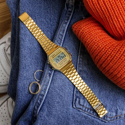 ZEGAREK UNISEX CASIO A168WG-9W (zd088b) - KLASYKA + BOX na Arena.pl