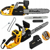 PILARKA PIŁA ELEKTRYCZNA RIWALL 3550W ŁAŃCUCHOWA DO DREWNA METALOWA