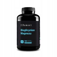 Bisglicynian Magnezu 350 mg Zapas na 3 miesiące 180 Kapsułki Wegańskie