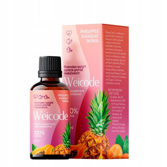 Weicode - krople odchudzające 30 ml zdjęcie 1