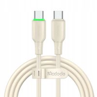 2 x Kabel USB-C Mcdodo CA-4770 65W 1.2m Szybkie Ładowanie Beżowy