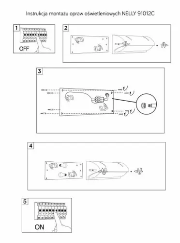 Kinkiet zewnętrzny Nelly 91012C AL Suma na Arena.pl