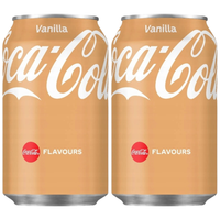 Coca-Cola Vanilla Napój gazowany 330 ml x 2 sztuk