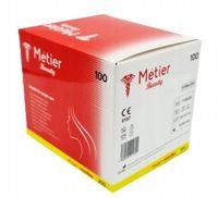 IGŁY DO MEZOTERAPII Metier 30G 0,3x4mm 100SZT OSTRE JAŁOWE STALOWE CE