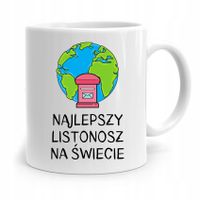 Kubek Prezent Dla Listonosza Najlepszy Na Świecie Z Nadrukiem Ze Zdjęciem