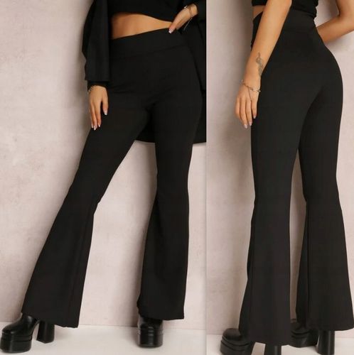 LEGGINSY Getry Damskie DZWONY WYSZCZUPLAJĄCE PRĄŻEK modelujące s/m na Arena.pl