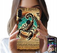 ETUI DO HUAWEI P20 PRO - SKORPION ZNAK ZODIAKU ASTRONOMIA + FOLIA