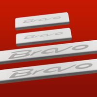 Listwa progowa FIAT BRAVO MK2 Stal nierdzewna 304 mat 4szt