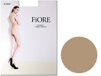 Gładkie cienkie rajstopy damskie 8 den Fiore Taima Natural 2