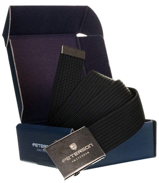 pasek parciany ptn old silver-black zdjęcie 2