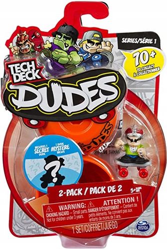 TECH DECK DUDES MINI DESKOROLKA FIGURKA 2-PAK na Arena.pl