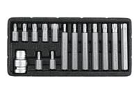 komplet kluczy torx t20-t55 15sztuk - yt-0417