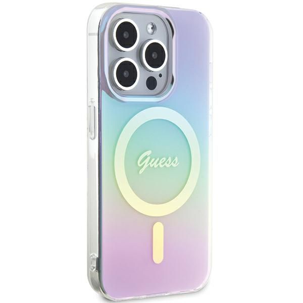 Etui Guess do iPhone 15 Pro, Fioletowy, MagSafe zdjęcie 4