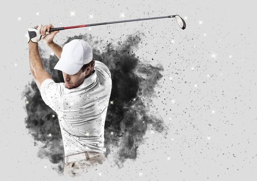 Fototapeta Golfista Flizelina 254x184 na Arena.pl