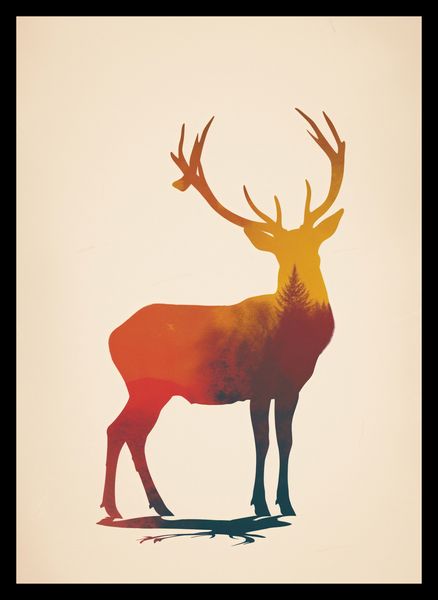 Plakat 25x35cm Światło Leśnego Monarchy zdjęcie 2