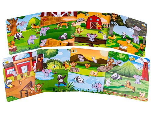 DLA NAJMŁODSZYCH EDUKACYJNA, ZRĘCZNOŚCIOWA GRA ZOO na Arena.pl