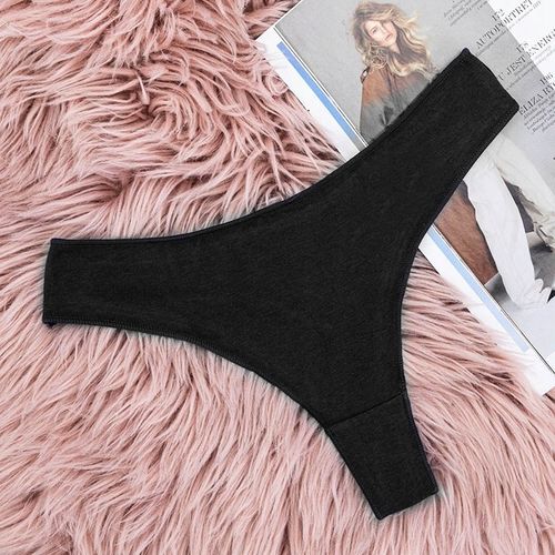 5x GŁADKIE STRINGI BEZSZWOWE BAWEŁNIANE MAJTKI M/L na Arena.pl