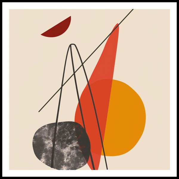 Plakat 70x70cm Harmonijna Forma zdjęcie 3