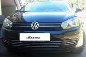 VW GOLF VI 6 - Listwy CHROM GRILL BEZ HALOGENÓW