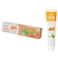 PASTA DO ZĘBÓW WEGAŃSKA ZIOŁOWA OPTISMILE KURKUMA MIĘTA BEZ FLUORU 75 ML