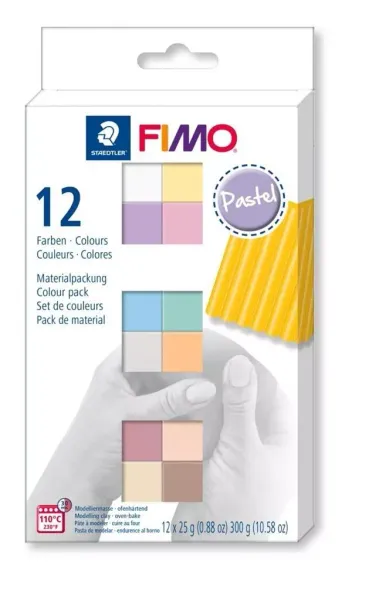 Fimo Soft 12x25g kolory Pastel zdjęcie 1
