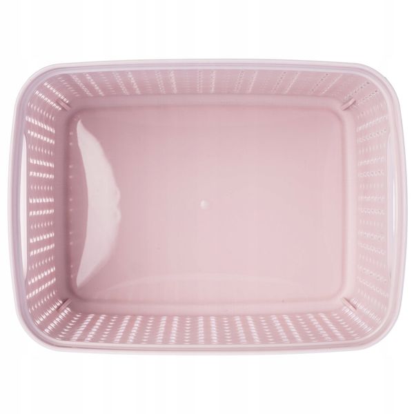 KOSZYK POJEMNIK PUDEŁKO PLASTIK KOSZ 1,5L KOLORY zdjęcie 3