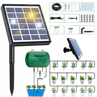 SOLARNY SYSTEM NAWADNIANIA ROŚLIN WARZYW AUTOMATYCZNY 15M OGRODU STEROWNIK
